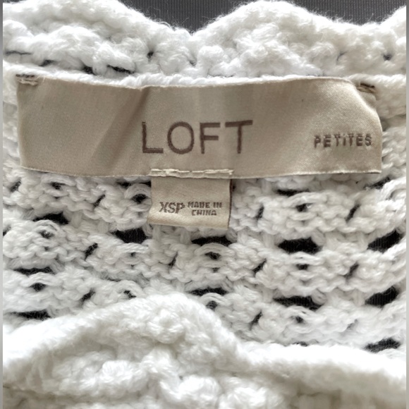 LOFT pointelle sweater - Picture 7 of 7
